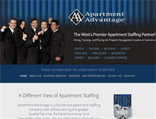 Tablet Screenshot of apartmentadvantage.net